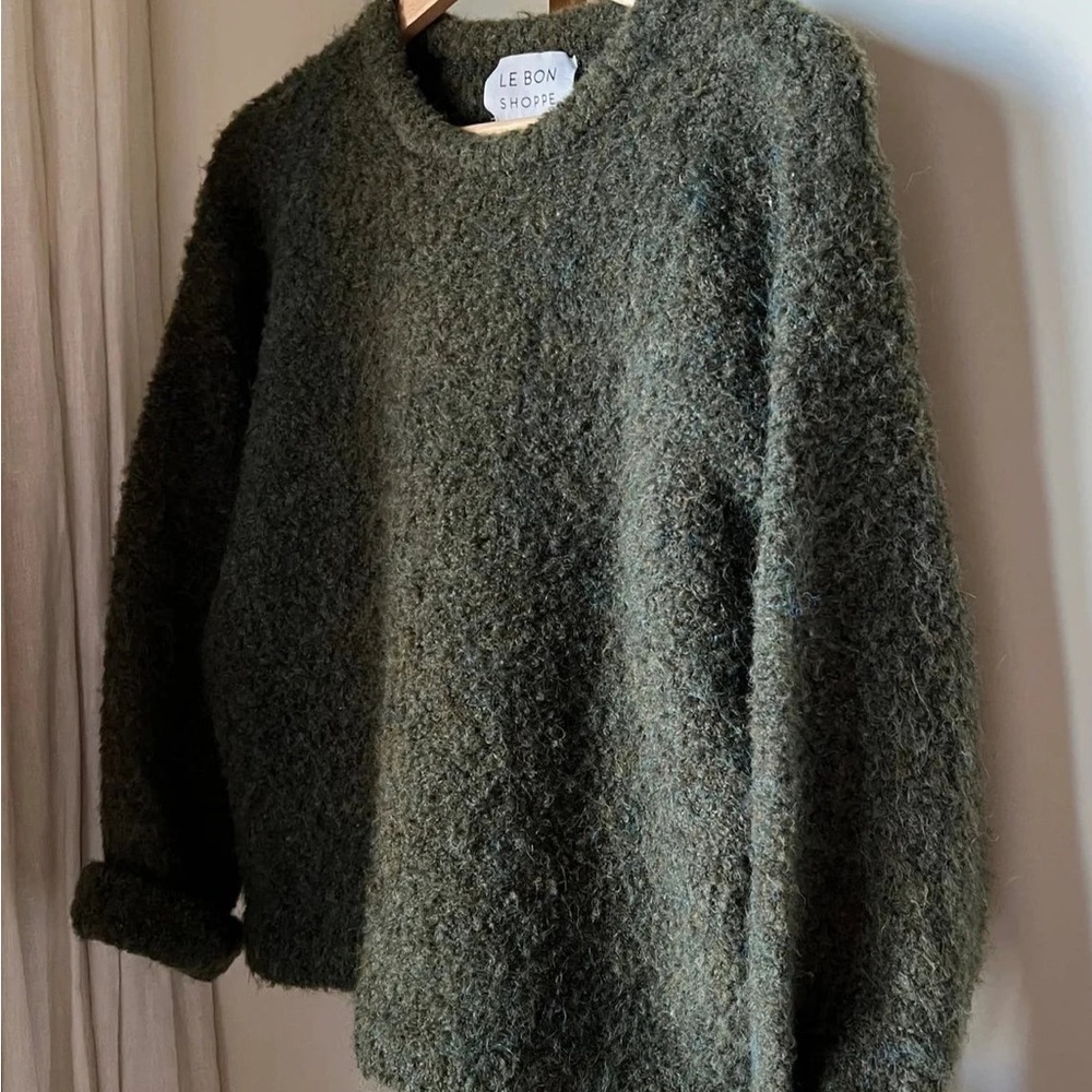 Le Bon Shoppe Envie Sweater - Olive Branch M/L - Picture 2 of 6